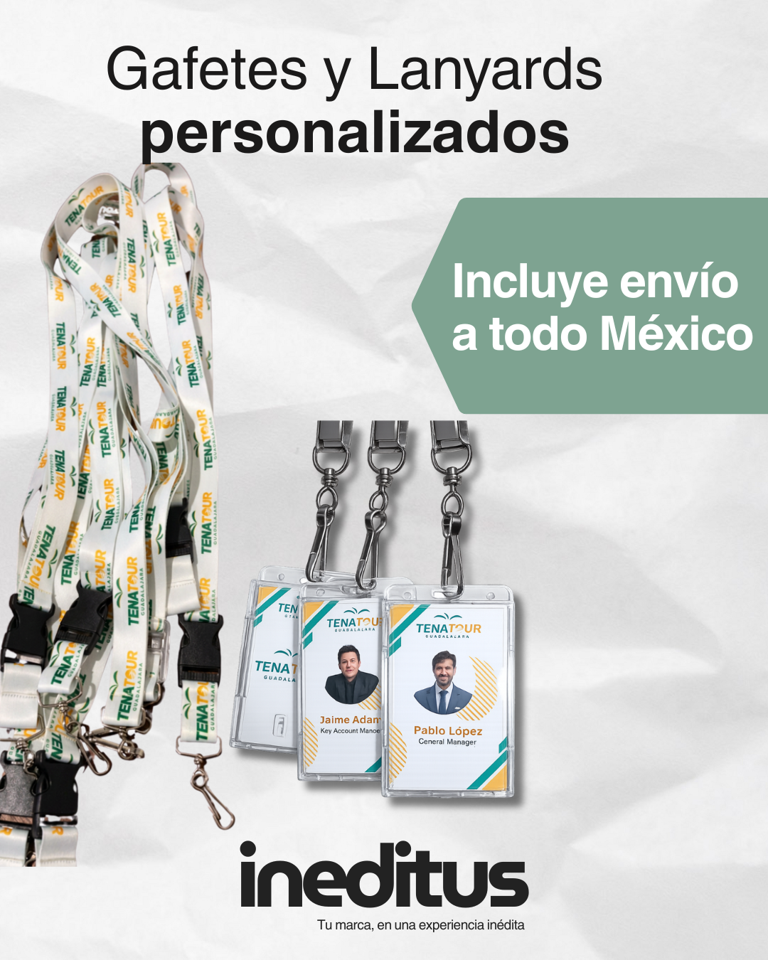 Gafetes y Lanyards personalizados