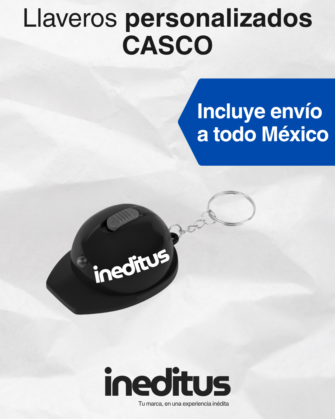 Llavero casco con luz ARAN