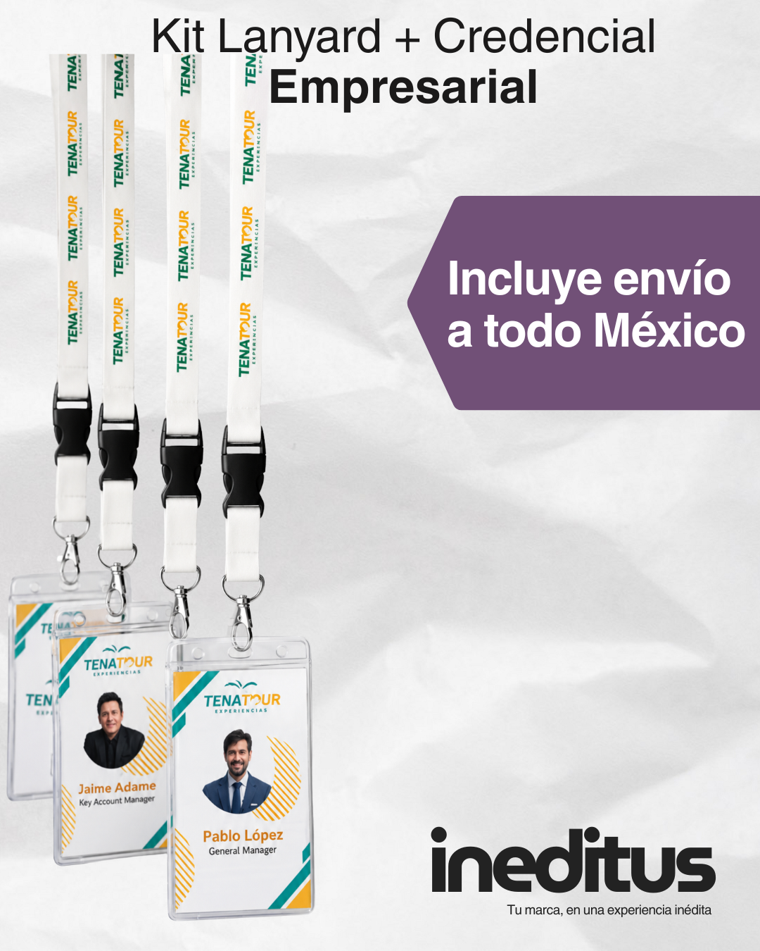 Kit Lanyard + Credencial Empresarial