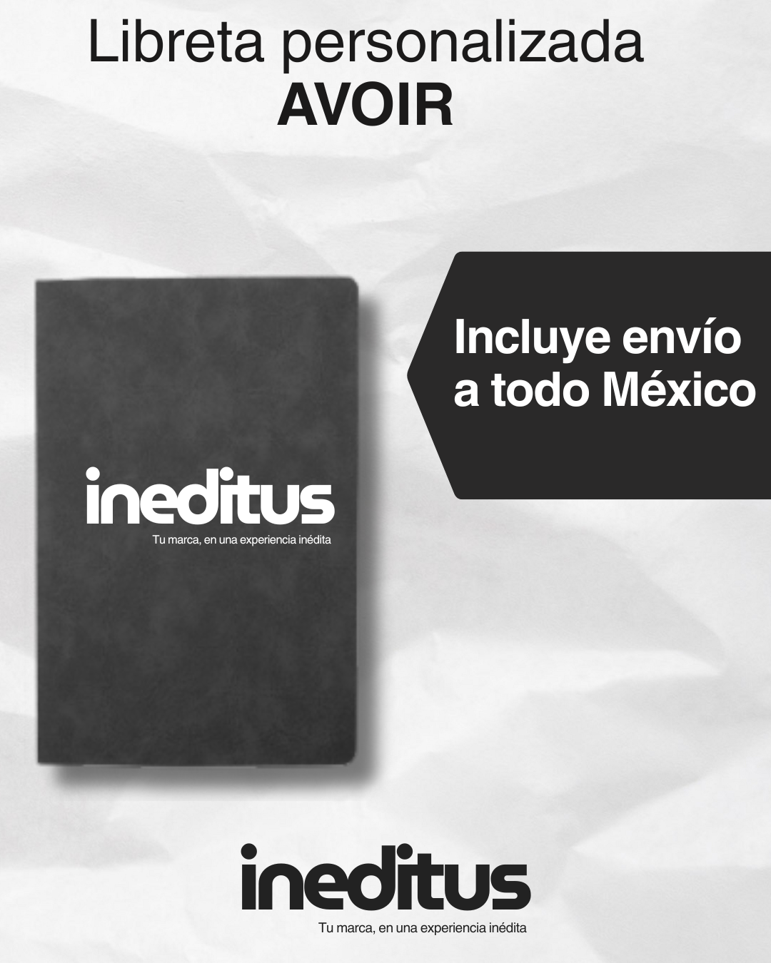 Libreta personalizada AVOIR